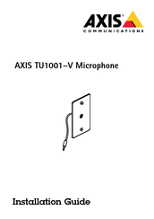 Axis TU1001-V Guia De Instalacion