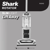 Shark ROTATOR SLIM-LIGHT LIFT-AWAY NV341Q Manual Del Usuario