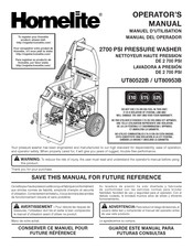 Homelite UT80522B Manual Del Operador