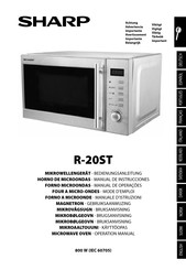 Sharp R-20ST Manual De Instrucciones