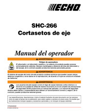 Echo SHC-266 Manual Del Operador