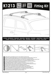 Yakima K1213 Instrucciones De Montaje