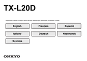 Onkyo TX-L20DB Manual De Instrucciones