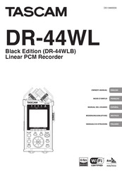 Tascam DR-44WLB Manual Del Usuario