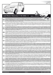 ECS Electronics LR-023-FX Instrucciones De Montaje