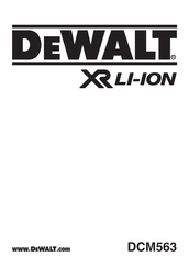 DeWalt XR LI-ION DCM563PB-XJ Traducido De Las Instrucciones Originales