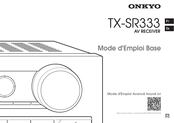 Onkyo TX-SR333 Manual Del Usuario