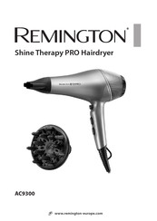 Remington Shine Therapy PRO AC9300 Manual De Instrucciones