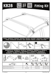 Yakima K828 Instrucciones De Montaje