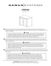 Sanus Systems CFAV34 Manual De Instrucciones