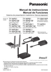 Panasonic TY-WPSC1W Manual De Instrucciones