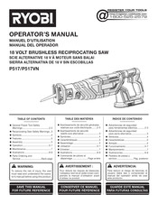 Ryobi P517 Manual Del Operador