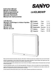 Sanyo CE42LM5WP Manual De Instrucciones