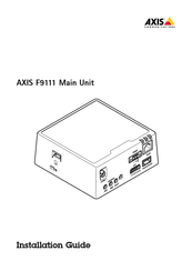 Axis F9111 Guia De Instalacion