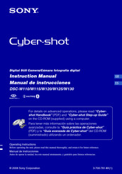 Sony Cyber-shot DSC-W110 Manual De Instrucciones