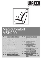 Dometic WAECO MagicComfort MSH200 Instrucciones De Montaje