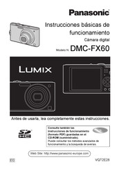 Panasonic LUMIX DMC-FX60 Instrucciones Básicas De Funcionamiento