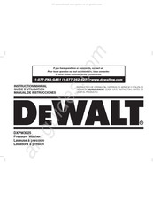 DeWalt DXPW3025 Manual De Instrucciones