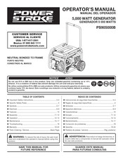 Power Stroke PS905000B Manual Del Operador