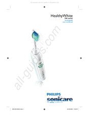 Philips Sonicare HealthyWhite 700 Serie Manual De Instrucciones