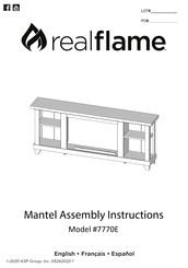 RealFlame 7770E Instrucciones De Montaje