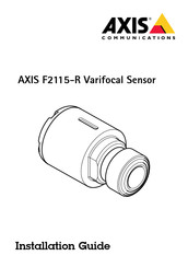 Axis F2115-R Guia De Instalacion