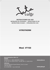 Jata calor VITROTHERM VT150 Instrucciones De Uso