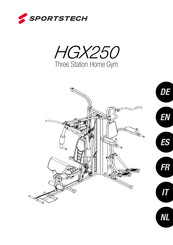 SPORTSTECH HGX250 Manual De Usuario