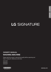 LG WD205CK Manual Del Propietário