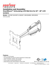 PEERLESS Mounts 902220 Serie Instalación Y Montaje