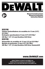 DeWalt DCD709D2 Manual De Instrucciones