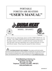 Dura Heat DFA400T Manual Del Usuario