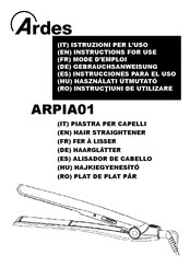 ARDES ARPIA01 Instrucciones Para El Uso