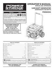 Power Stroke PS906025A Manual Del Operador