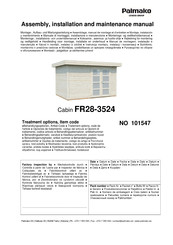 Lemeks Palmako FR28-3524 Instrucciones De Montaje, Instalación Y Mantenimiento