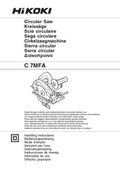 HIKOKI C 7MFA Instrucciones De Manejo