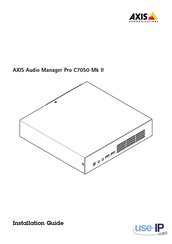 Axis Pro C7050 Mk II Guia De Instalacion