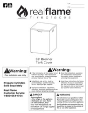 RealFlame 821 Brenner Manual De Instrucciones