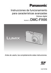 Panasonic Lumix DMC-FX66 Instrucciones De Funcionamiento