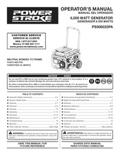 Power Stroke PS906025PA Manual Del Operador
