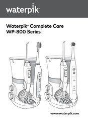 Waterpik Complete Care WP-800 Serie Manual De Instrucciones