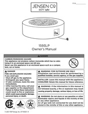 Jensen 1593LP Manual Del Propietário