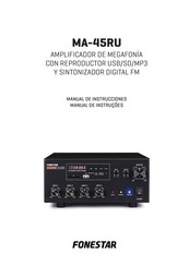 FONESTAR MA-45RU Manual De Instrucciones