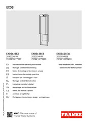 Franke KWC EXOS625EX Instrucciones De Montaje Y Servicio