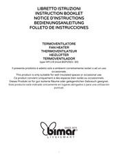 Bimar HP119 Folleto De Instrucciones