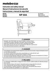 Metabo HPT NP 50A Instrucciones Y Manual De Seguridad