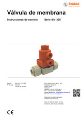 Stübbe MV 308 Serie Instrucciones De Servicio