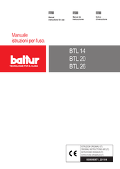 Baltur BTL 20 Manual De Instrucciones