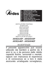 ARDES AR5AM35P Folleto De Instrucciones