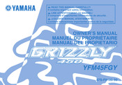 Yamaha GRIZZLY 450 Manual Del Usuario